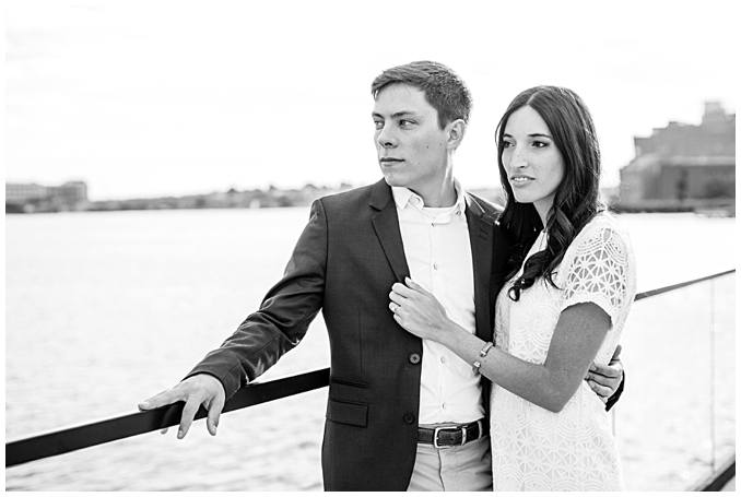 Sagamore Pendry Baltimore Engagement Photo | Sagamore Pendry Baltimore Wedding | Fell's Point Baltimore Engagement Session | Summer Engagement Inspiration in downtown Baltimore | Summer engagement outfit inspiration | Photo by Richard and Tara Photography