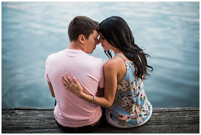 Fell's Point Baltimore Engagement Session | Summer Engagement Inspiration in downtown Baltimore | Summer engagement outfit inspiration | Photo by Richard and Tara Photography